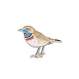 Pin badge Bluethroat